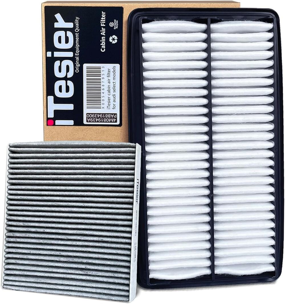 Engine Cabin Air Filter kit for Pilot (2016-2022), Ridgeline (2017-2026), Passpo